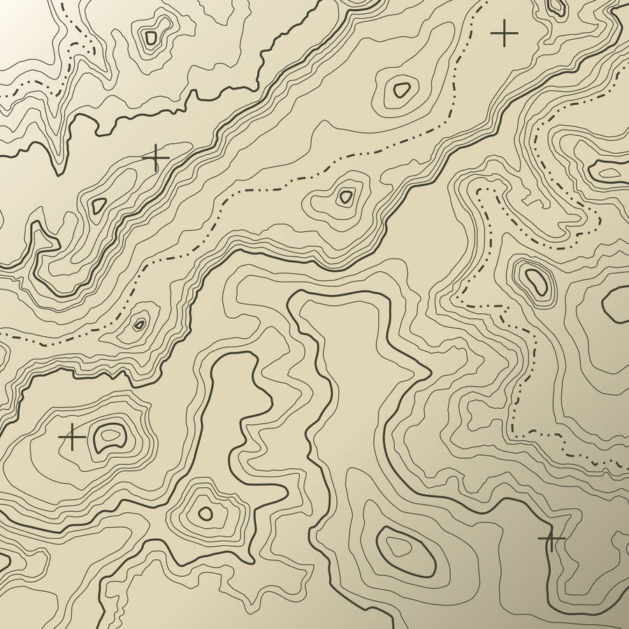 Topography Map Design Wallpaper