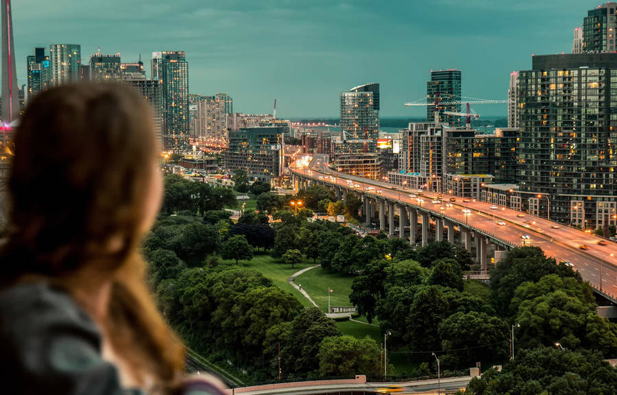 Toronto, Canada City Scape Wallpaper