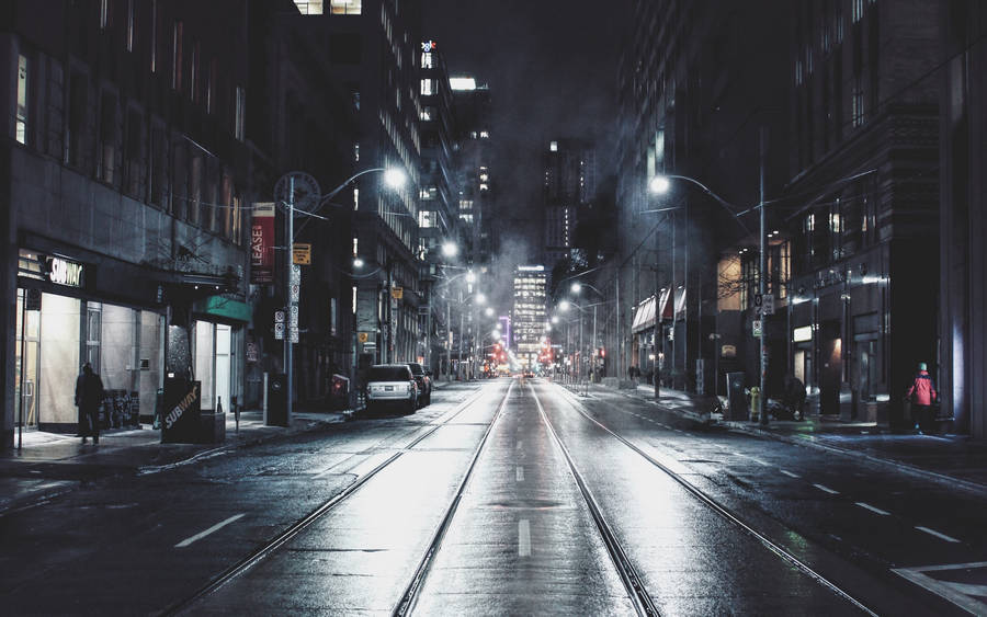 Toronto, Canada Dark Streets Wallpaper