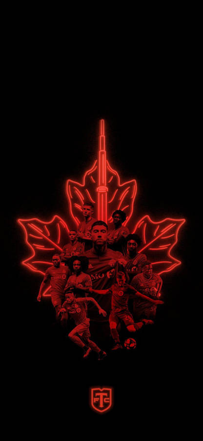 Toronto Fc Canadian Logo Wallpaper