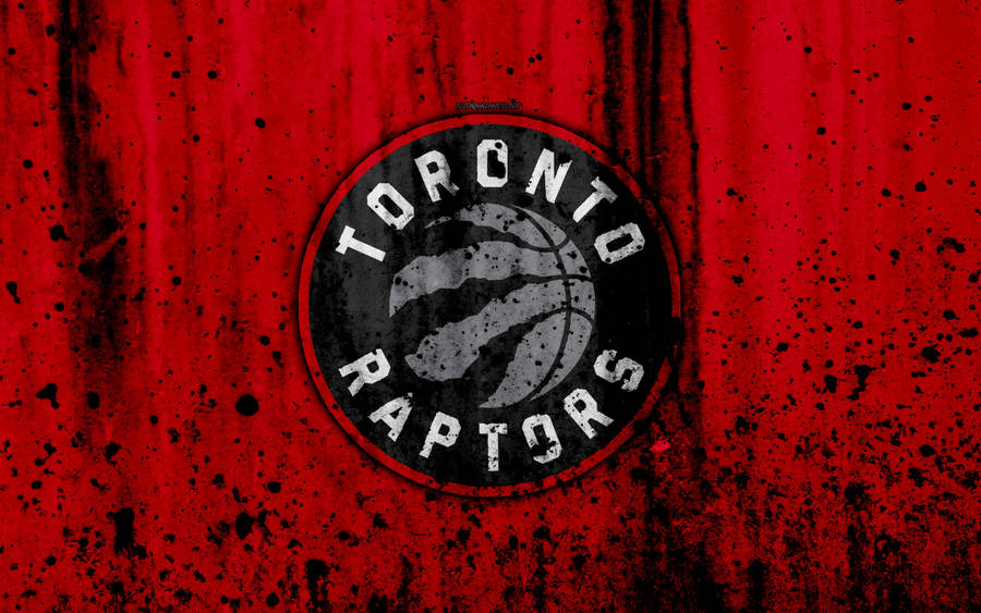 Toronto Raptors In Black And Red Wallpaper