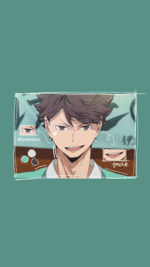 Toru Oikawa Doodle Wallpaper