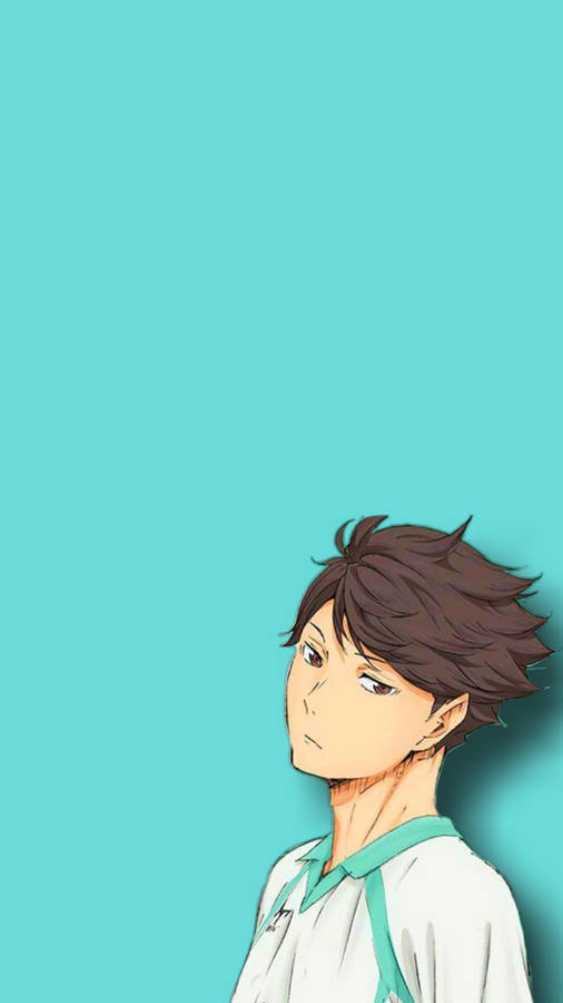 Toru Oikawa Intimidating Look Wallpaper