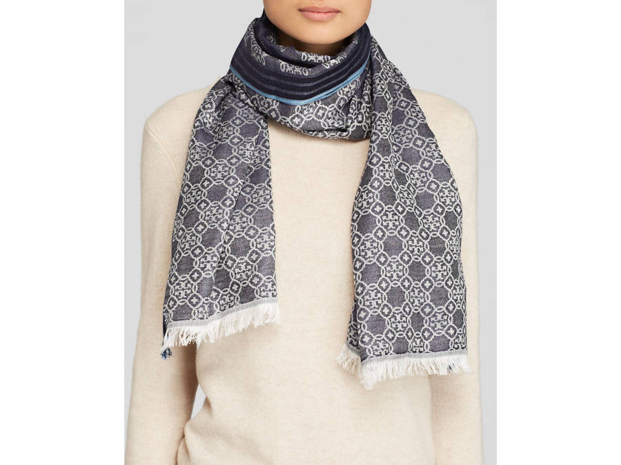 Tory Burch Mosaic Logo Scarf Wallpaper