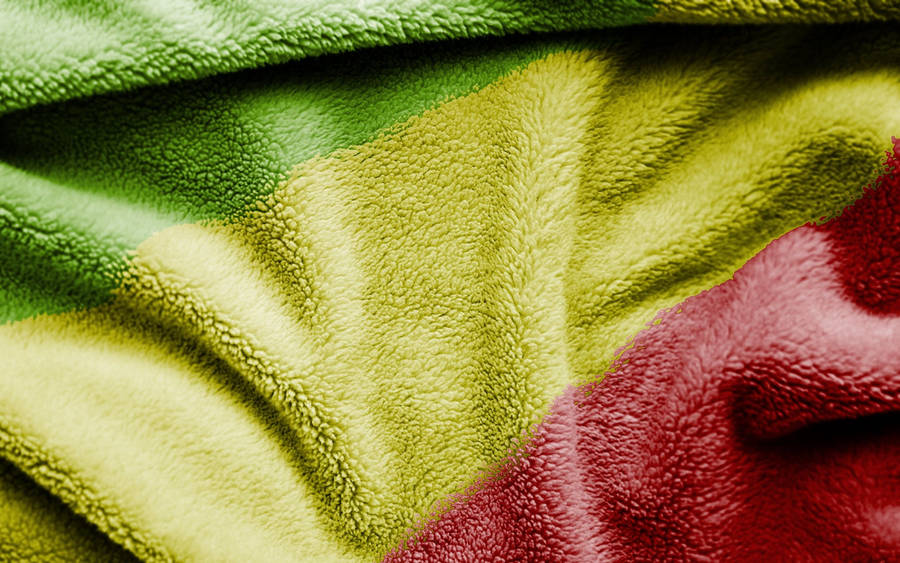 Towel With Senegal Flag Colors Wallpaper