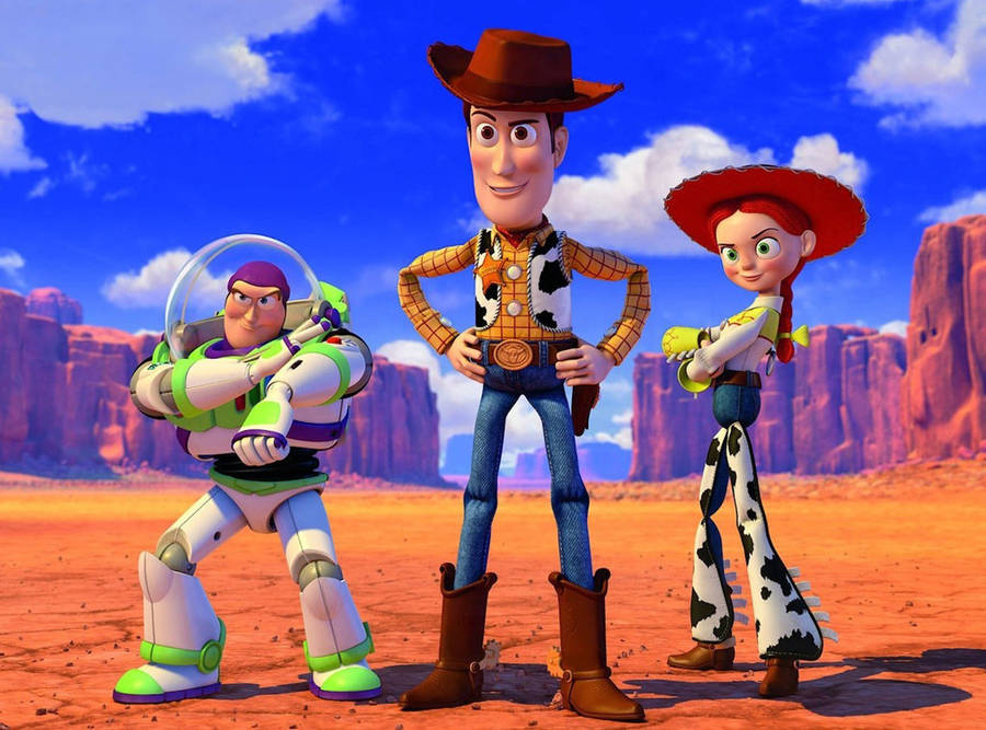 Toy Story 2 Main Characters Wallpaper