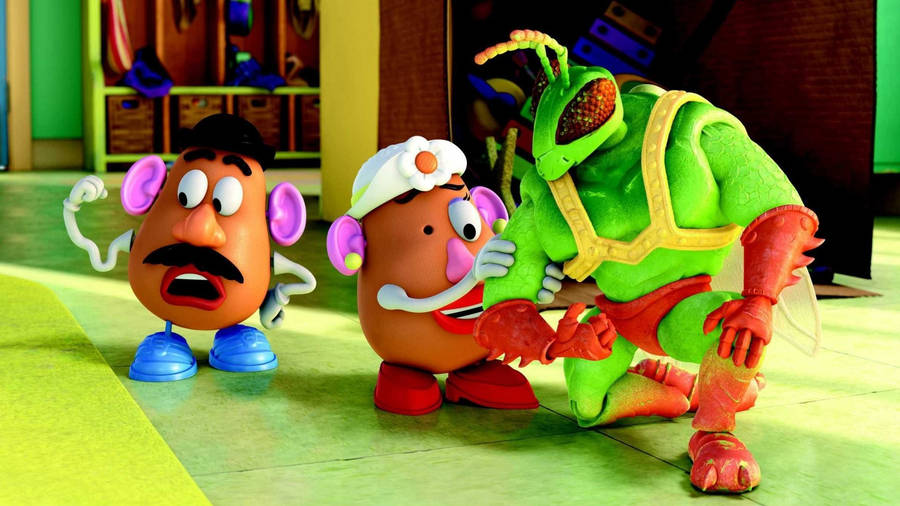 Toy Story 3 Mr. & Mrs. Potato Head Wallpaper