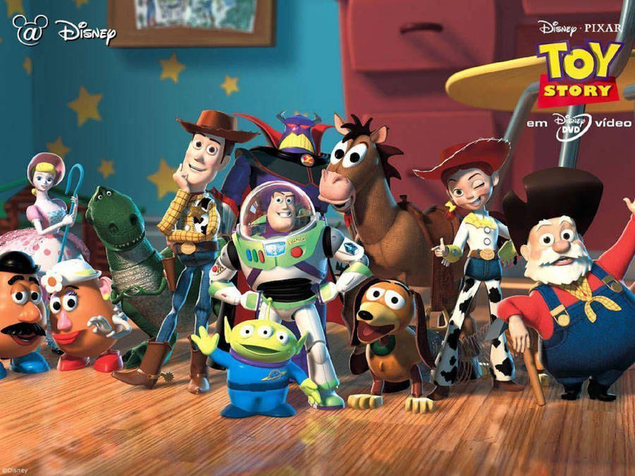 Toy Story Disney Characters Wallpaper