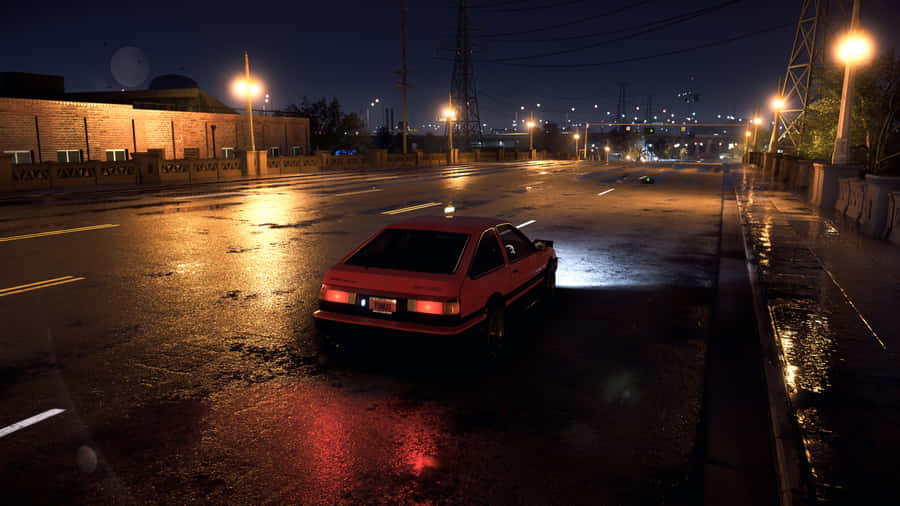 Toyotas 1985 Ae86 – The Iconic Japanese Sports Coupe Wallpaper