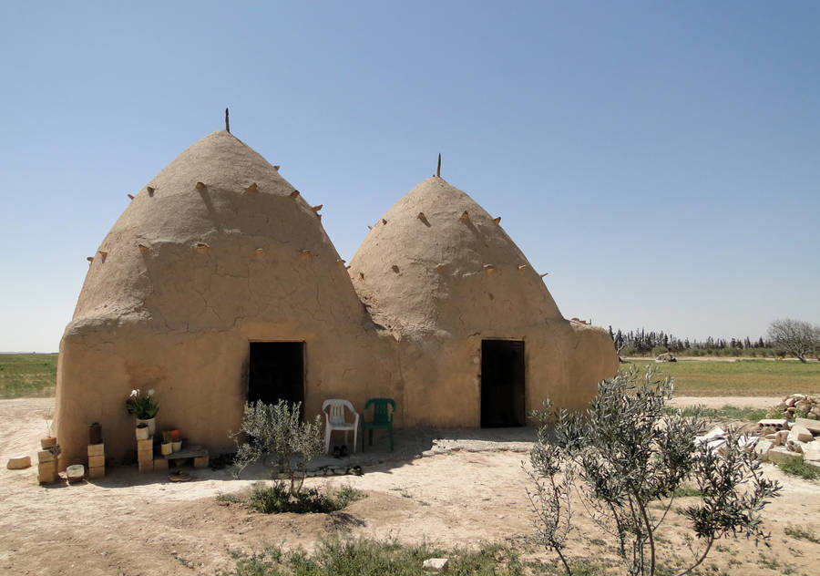 Traditional Beehive Houses In Syria Wallpaper