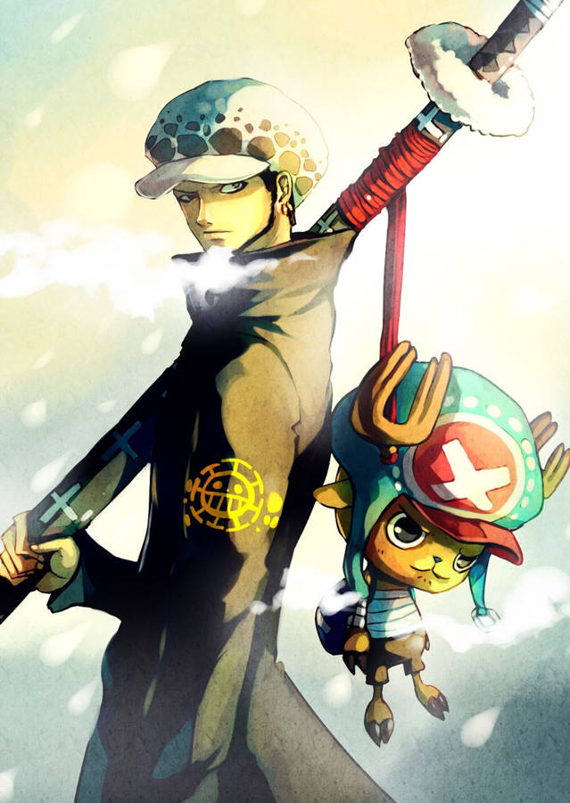 Trafalgar Law And Chopper Wallpaper