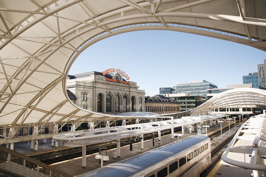 Train Tracks Of Union Station Wallpaper