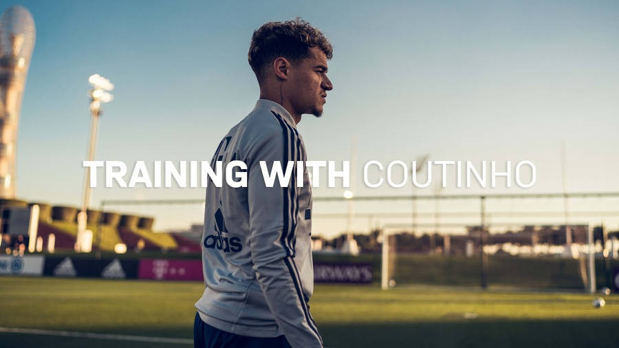 Training With Philippe Coutinho Wallpaper