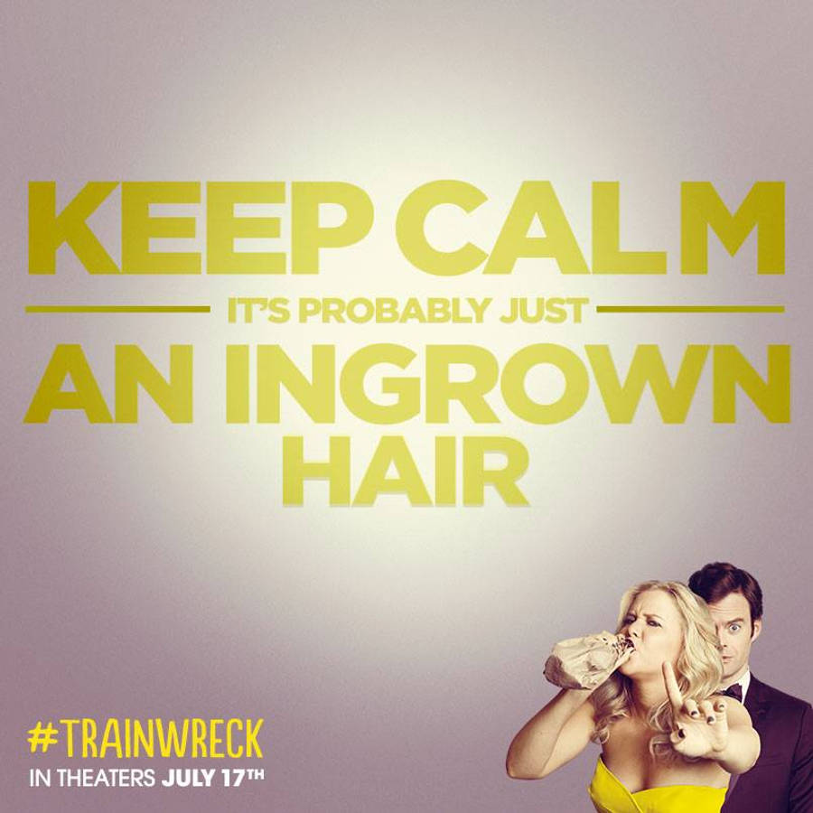 Trainwreck Keep Calm Funny Art Wallpaper