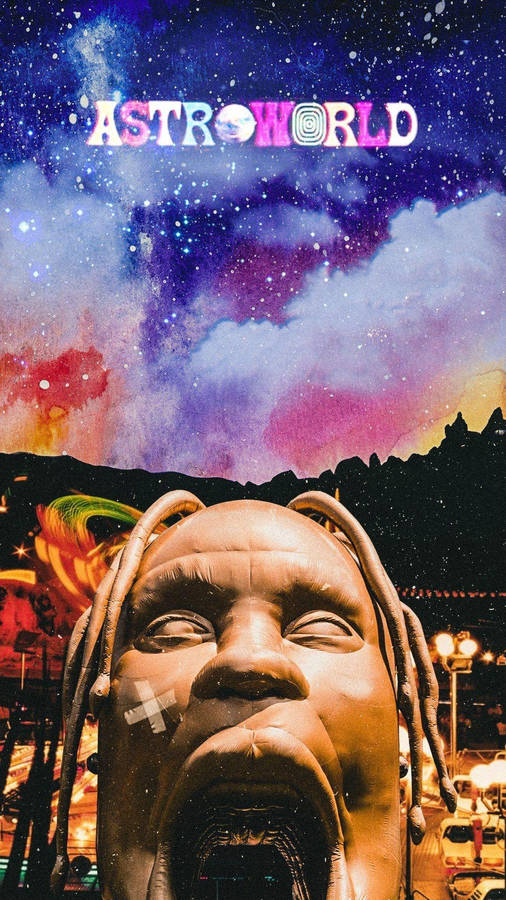 Travis Scott Astroworld Center Stage Wallpaper