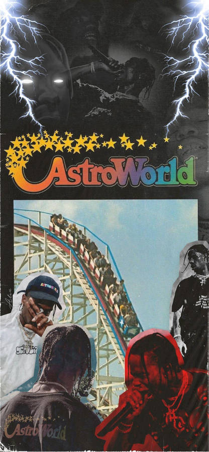 Travis Scott Astroworld Featuring Lightning Wallpaper