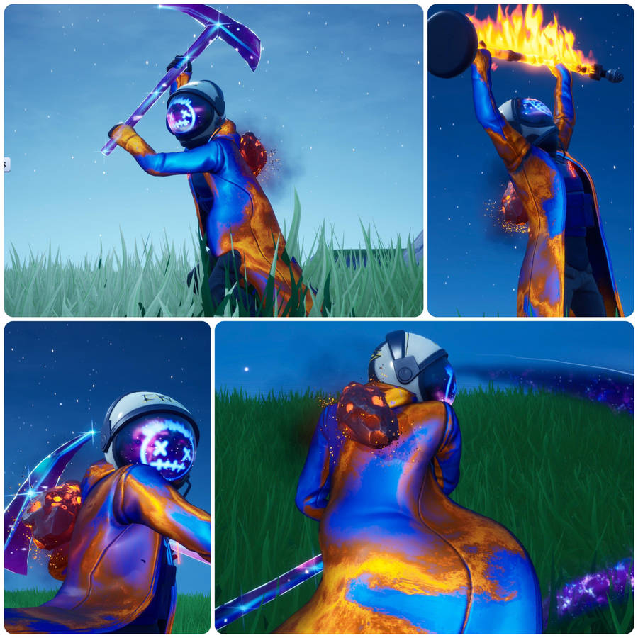 Travis Scott Fortnite Dark Purple Scythes Wallpaper