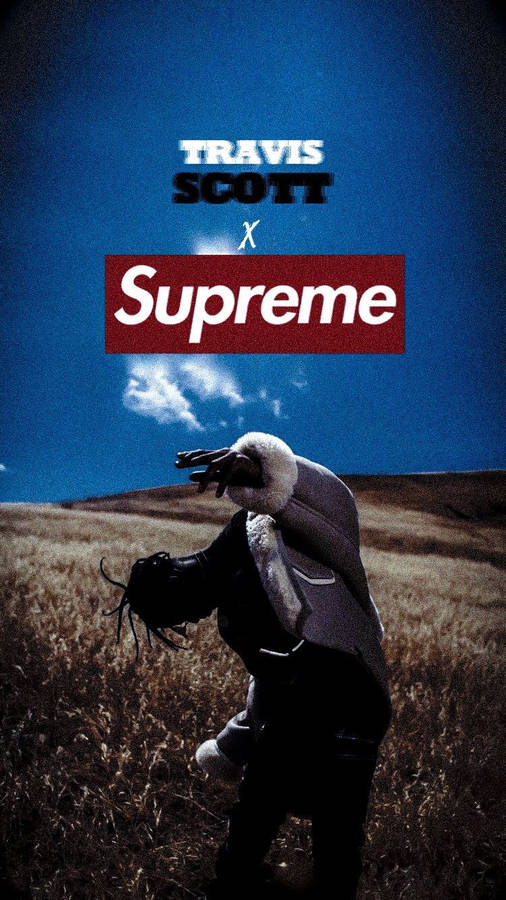 Travis Scott X Supreme. Iphone Wallpaper In 2019 Wallpaper