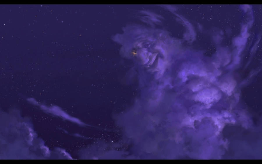 Treasure Planet John Silver In Clouds Wallpaper