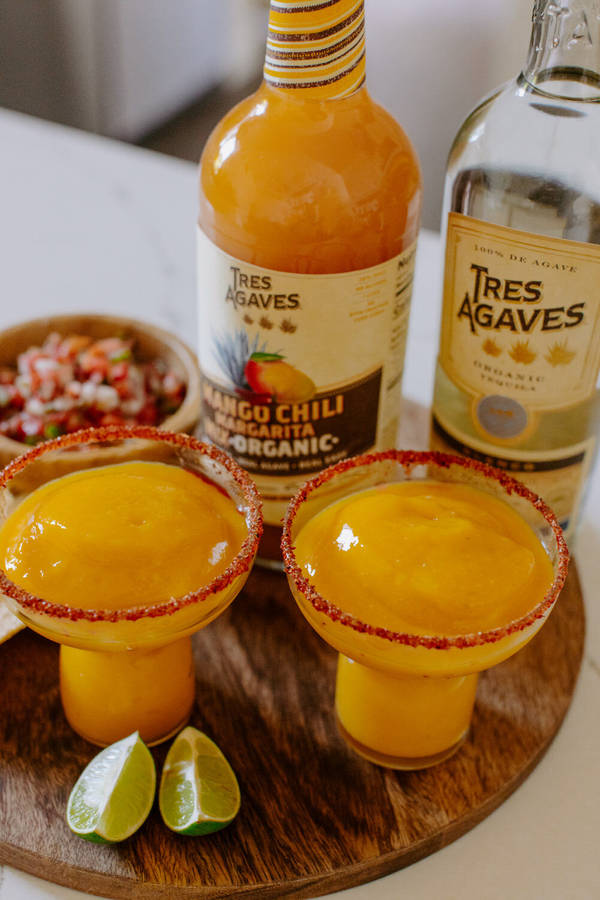 Tres Agaves Organic Mango Chili Cocktails Wallpaper