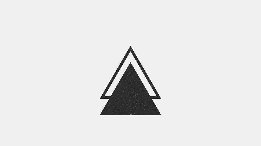 Triangles Minimalist Aesthetic Laptop Wallpaper