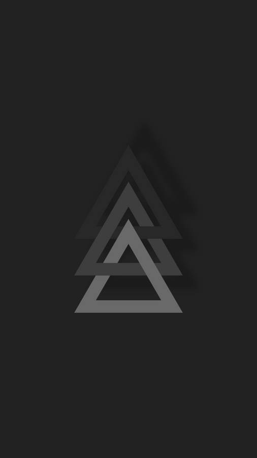 Triangles Minimalist Phone Wallpaper