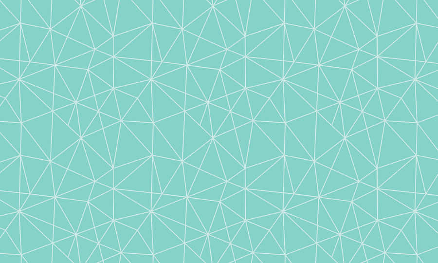 Triangular Cute Mint Green Aesthetic Wallpaper