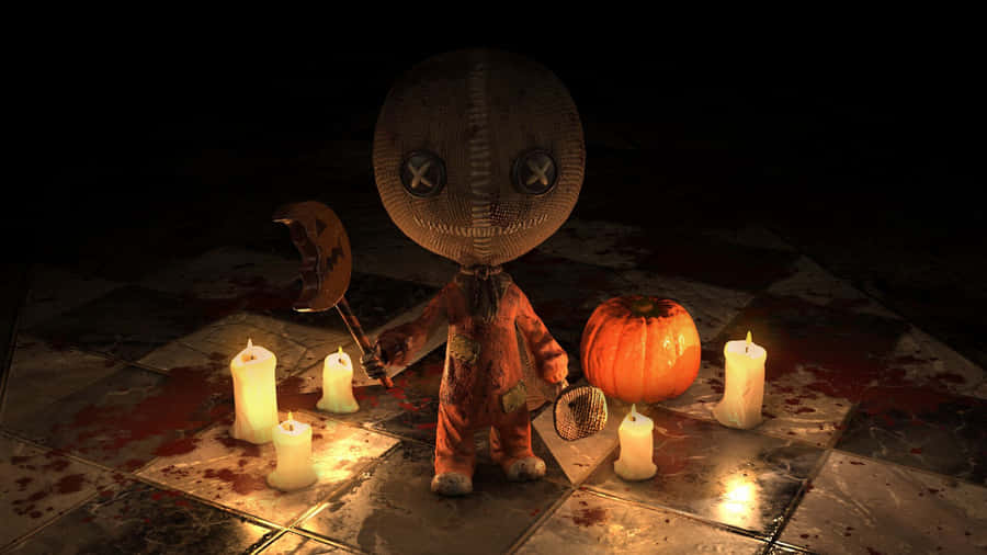 Trick R Treat Miniature Art Wallpaper