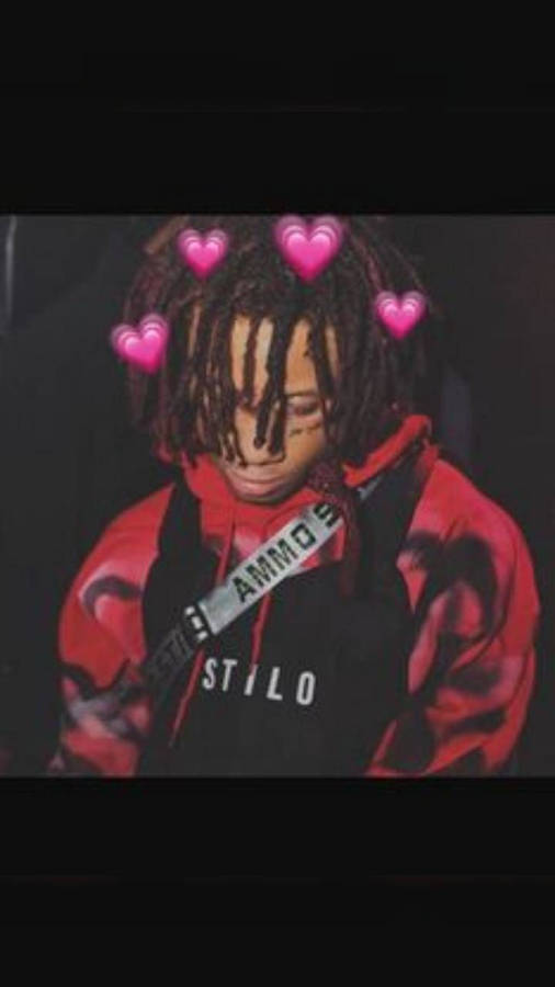 Trippie Redd Hearts Wallpaper