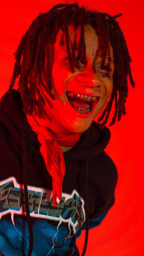 Trippie Redd Laughing Wallpaper