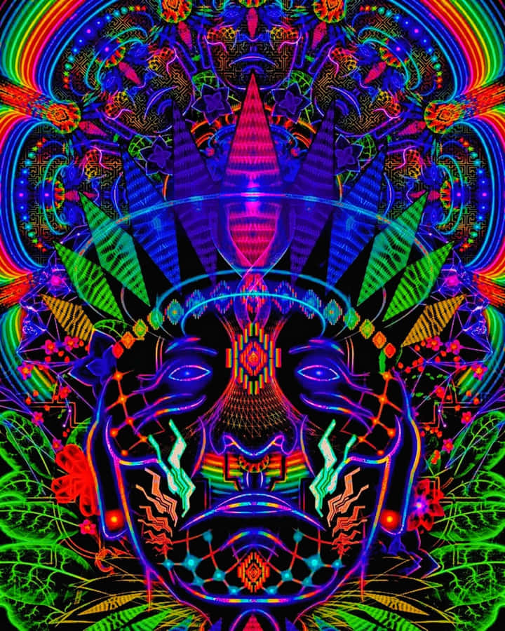 Trippy Colours Of Dimethyltryptamine (dmt) Wallpaper