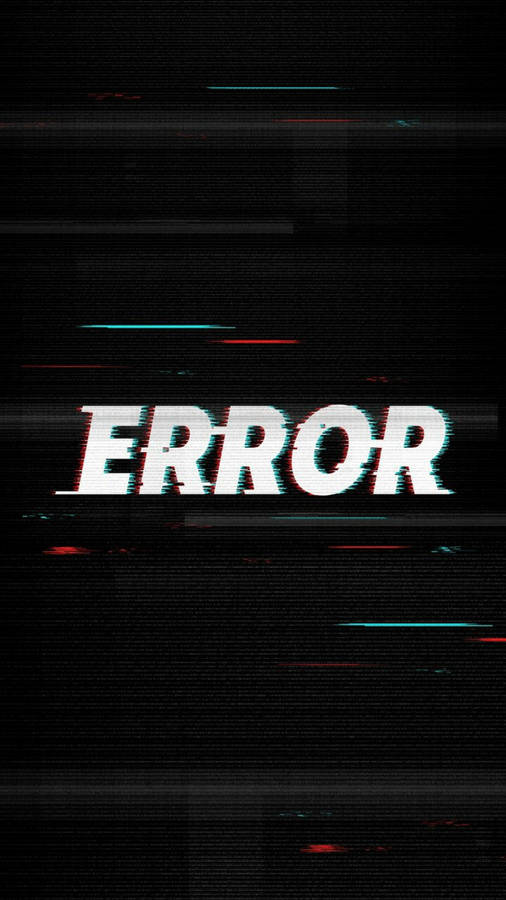 Trippy Dark Aesthetic Error Art Wallpaper