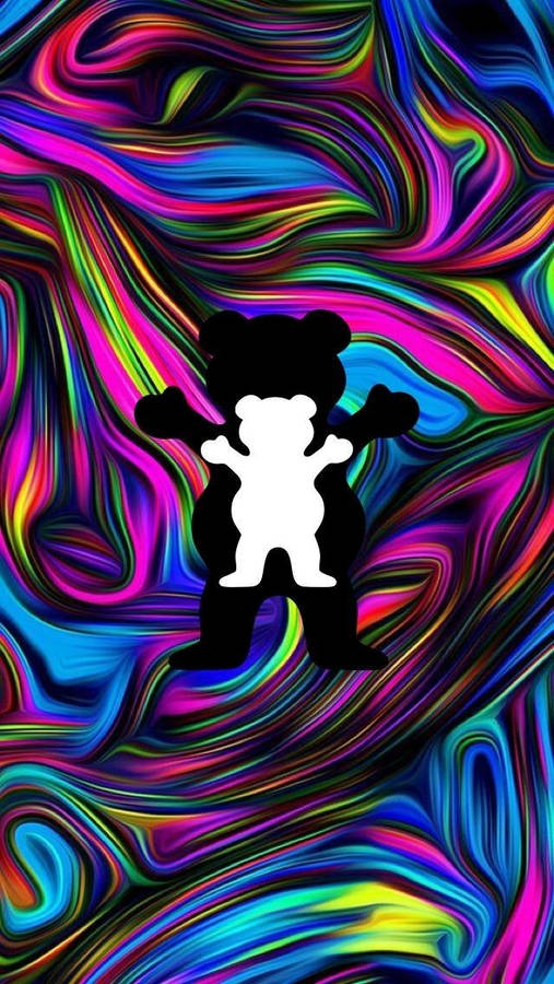 Trippy Dope Bear Wallpaper