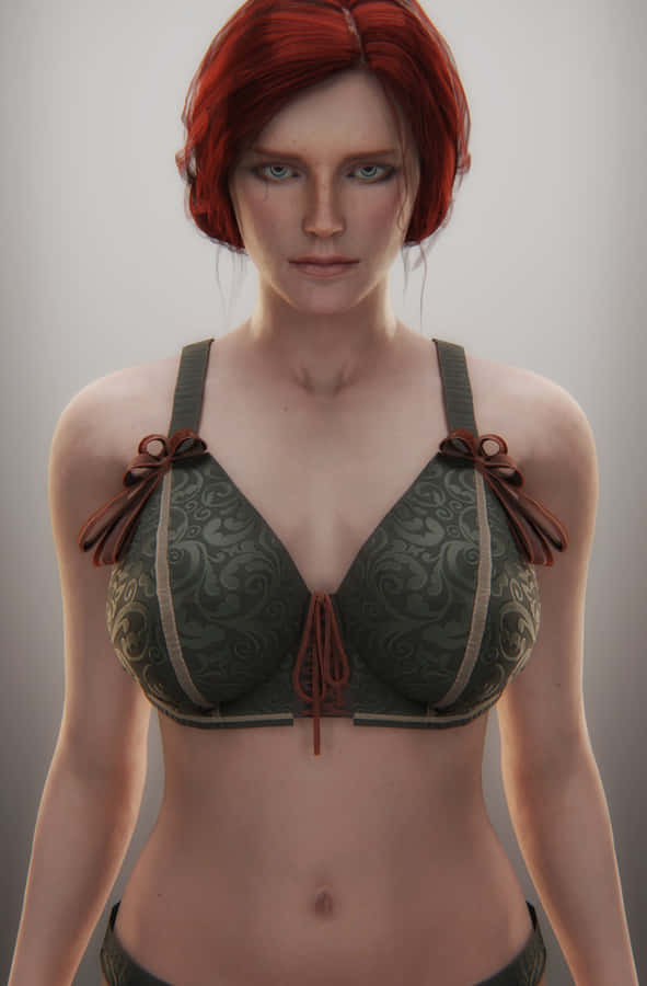 Triss Merigold Portrait Witcher Series Wallpaper