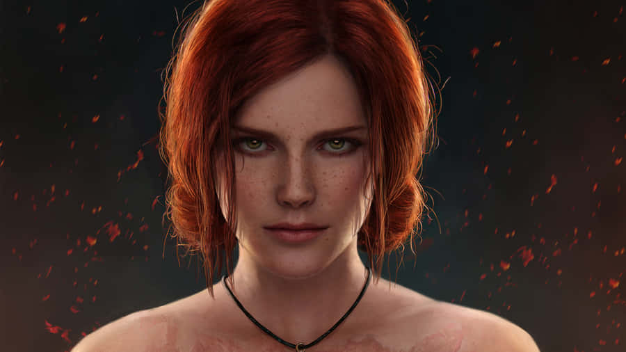 Triss Merigold Sorceress Portrait Wallpaper