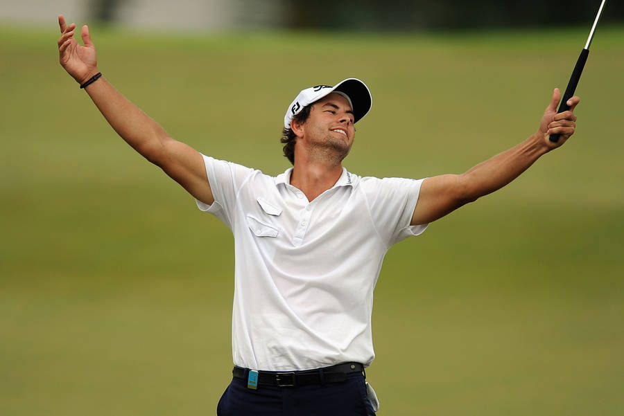 Triumphant Adam Scott Wallpaper