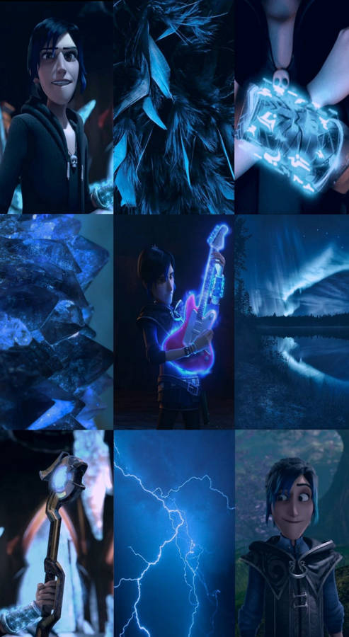 Trollhunters Tales Of Arcadia Blue Aesthetic Wallpaper