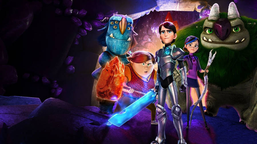 Trollhunters Tales Of Arcadia Main Stars Wallpaper