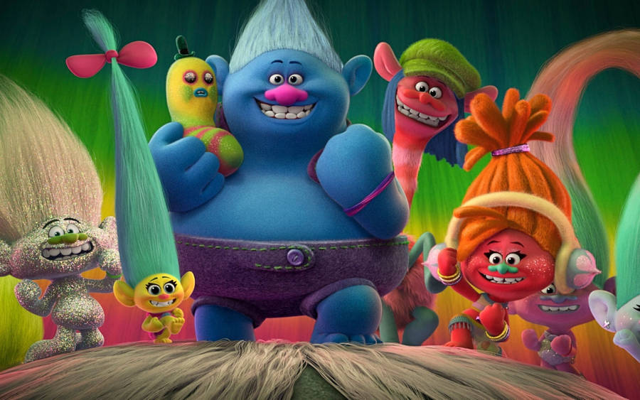 Trolls Family Wallpaper