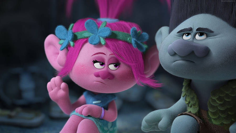 Trolls Film Still Wallpaper