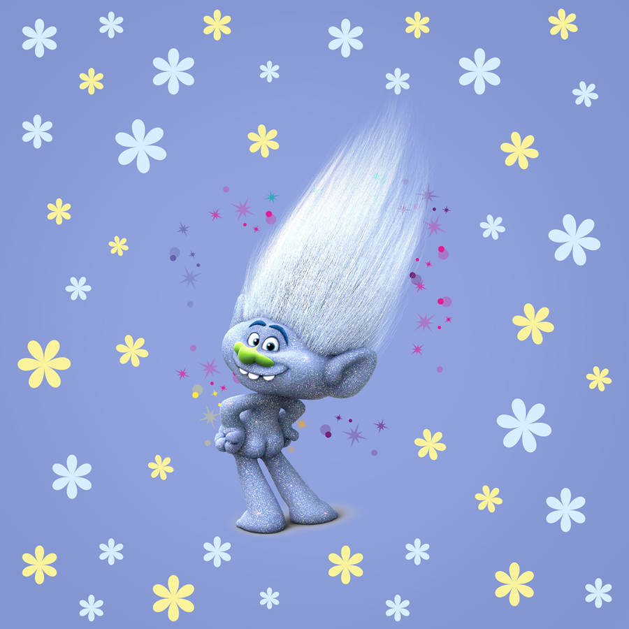 Trolls Glittery Diamond Guy Wallpaper