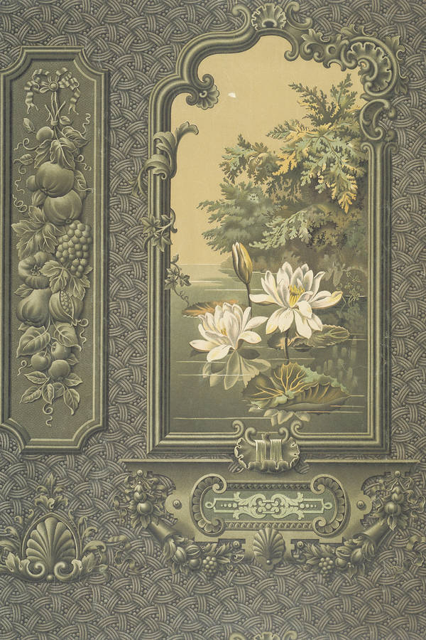 Trompe L'oeil Victorian Art Wallpaper