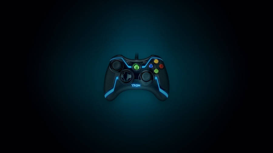 Tron Xbox Console Controller Wallpaper