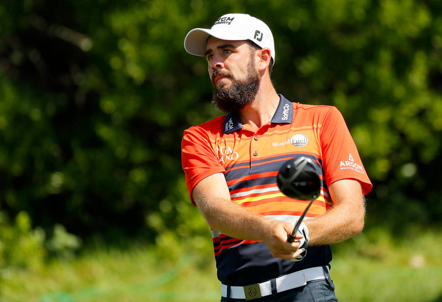 Troy Merritt Orange Shirt Wallpaper