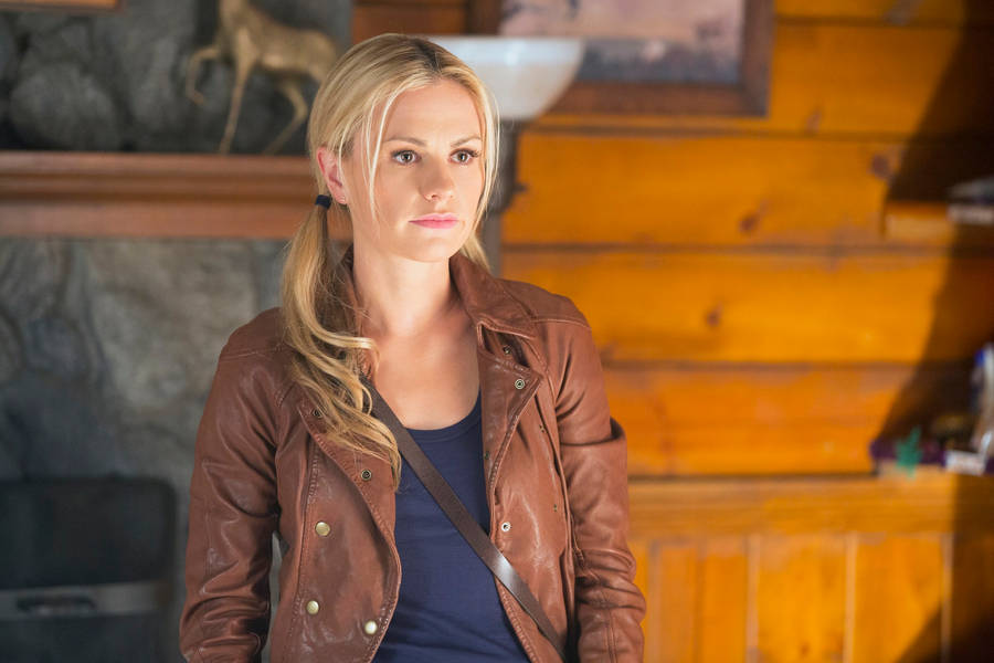 True Blood Sookie Leather Jacket Wallpaper