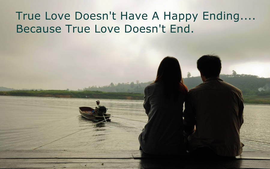 True Love Quote Wallpaper