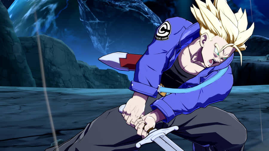 Trunks Dispatching Stance Wallpaper