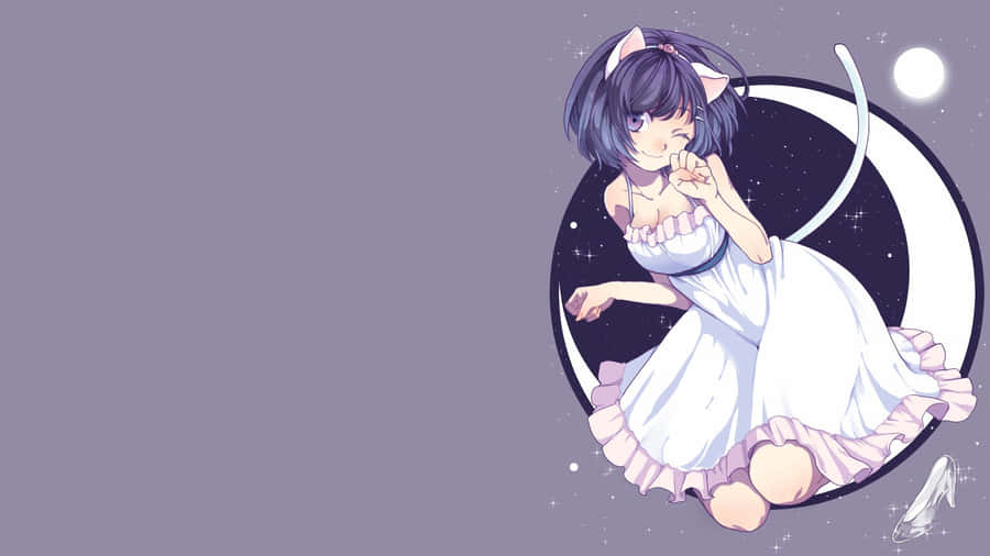 Tsubasa Hanekawa Animecore Bakemonogatari Series Wallpaper