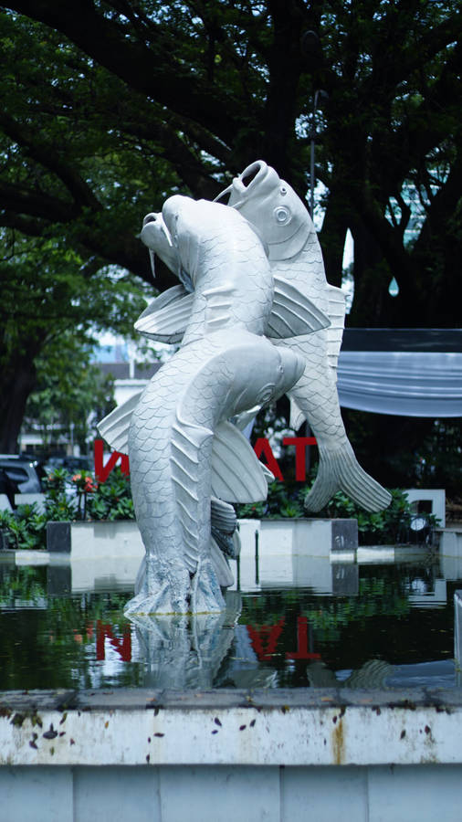 Tugu Patung Ikan Bandung Wallpaper