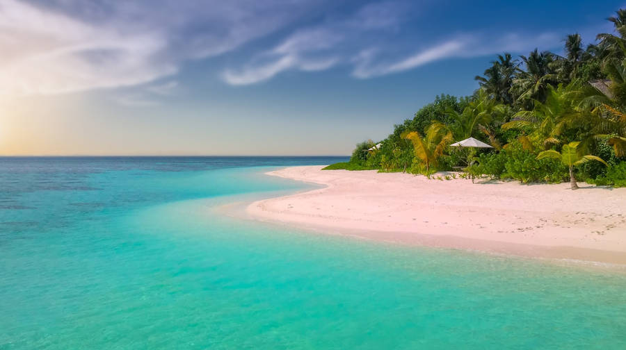 Tuvalu Clouds In Sky Wallpaper